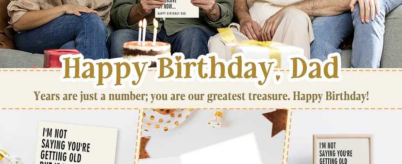 Whiskey Humor Birthday Decoration for Father, Happy Birthday Dad Card with Printed Message Inside FANCYLUCKY Funny Birthday Card Gift for Dad from Son Daughter B0GY3N7SWG