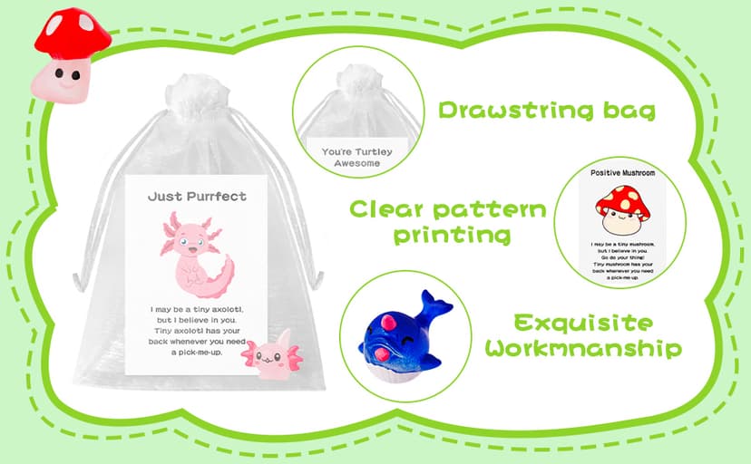 100 Set Employee Appreciation Gift Bluk for Coworkers Resin Animal Gifts with Pun Inspirational Note Cards for Thank You Office Staff Team Teachers, Nurses B0DXPVMLDZ