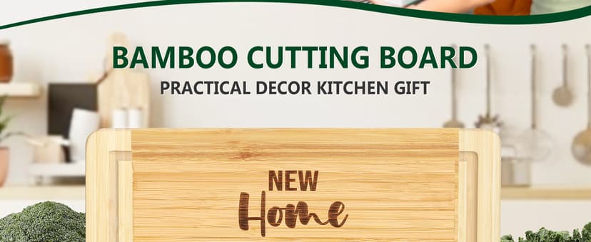 New Beginnings Gifts for Women Men Couple New Homeowner Closing New Apartment Essentials New Memories House Warming Gift New Home 2026,Engraved Cutting Board New Home Gift Ideas B0DS43P1D8