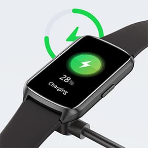 Amzhero Health Fitness Tracker with 24/7 Heart Rate, Blood Oxygen, Blood Pressure, Sleep Tracker, 5ATM Waterproof Activity Trackers with Step Tracker, Pedometer (S & L Bands Included)