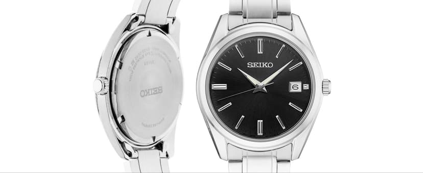 NIBOSI Men Watches Analog Quartz Stainless Steel Black Watches for Men Waterproof Business Classic Watch Fashion Minimalist Ultra Thin Wrist Watch for Work and Casual Wear