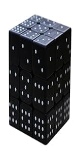 Speed Cube 3x3x3 3D Relief Effect Braille Magic Cube Puzzle,IQ Games Puzzles Special for Blind, 5.6cm