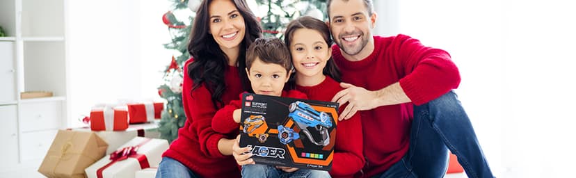 IJO Laser Tag Guns Set of 2 Laser Tag with Digital LED Score Display Vests for Teens, Family and Adults Fun,Birthday Gift Toys for Kids Ages 6 7 8 9 10 11 12+Year Old Boy & Girls