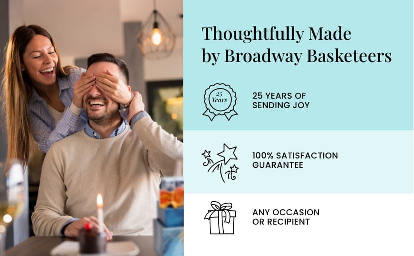 Gift Basket with Assorted Sweets, Cookies and Nuts