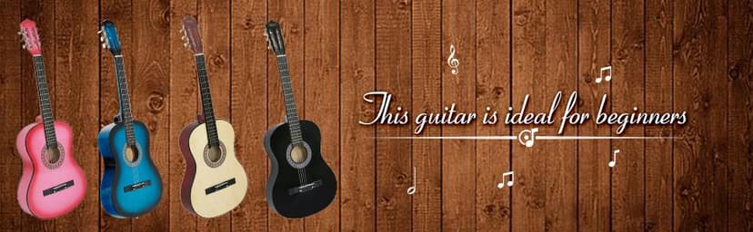 ZENY 38 inch Acoustic Guitar Full Size Beginners Package Kit for Right-handed Starters Kids Music Lovers w/Case, Strap, Pitch Pipe and Pick (Blue)