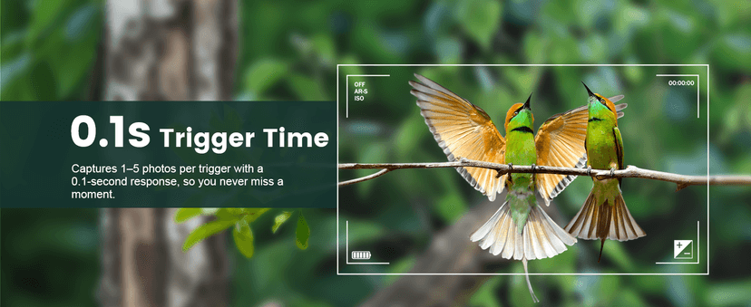 MAXDONE Solar WiFi Trail Camera Bluetooth Game Camera, 4K 64MP Wildlife Cameras 2000mAh Built-in Battery Rechargeable Power Hunting Cameras with Night Vision Trail Cam Bluetooth Wi-Fi Deer Cams