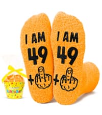 HAPPYPOP 50th Birthday Gifts Ideas - Socks for Turning 50 Year Old Friends Him Her Women Man