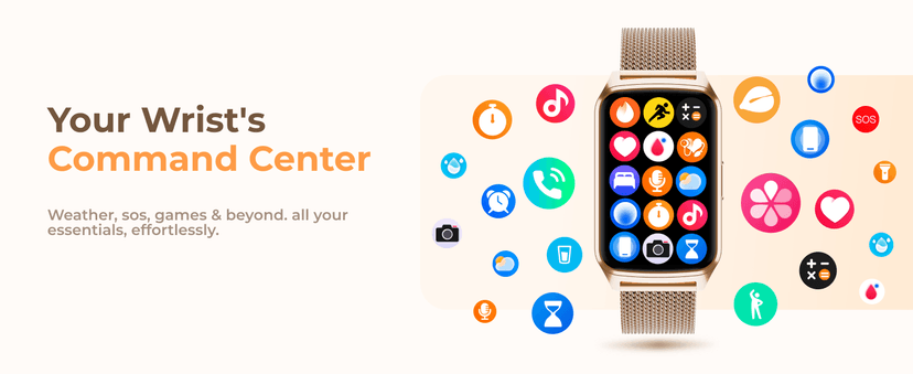 paybay Fitness Tracker Watch for Men Women, Activity Tracker for iPhone and Android with Step Counter, Calorie, Sleep Monitor, 110+ Sports Modes, IP68 Waterproof Smartwatch (Minimalist, Gold, 1.57)