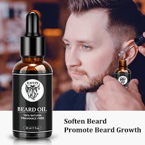 Mens Gifts - Beard Kit with Oil, Balm, Brush, Comb, Scissors, E-book, Outfits Men's Grooming Routine, Anniversary & Birthday Gifts for Men, Him, Husband, Boyfriend, Son, Male Friend, Brother, Dad