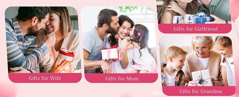 Beferr Birthday Gifts for Women Mom Preserved Real Rose with Necklace Eternal Roses Fresh Flowers for Delivery Prime anniversary Purple Gifts for Grandma Wife Daughter Sister