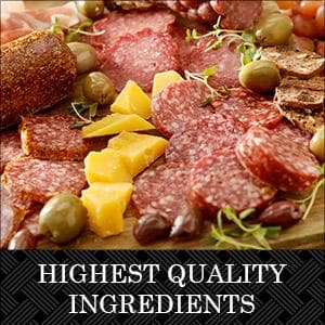 Gourmet Meat & Cheese Sampler Gift Basket - Deluxe Charcuterie Cheese Platter - GourmetGiftBaskets.com Food Gifts