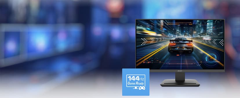 msi PRO MP273L E14 27-inch IPS 1920 x 1080 (FHD) Gaming Office Monitor, 144Hz, Adaptive-Synch, HDR Ready, HDMI, VGA Port,VESA Mountable, Tilt, 4-Side Slim Bezel,1ms, Black