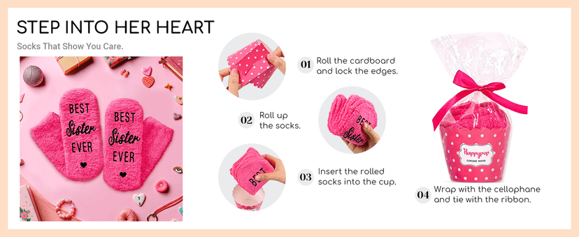 HAPPYPOP Mothers Day Socks - Gifts for Daughter Mother Sister in Law, Grandma Aunt Socks