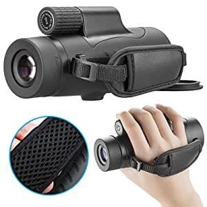 Monocular Telescope High Power 8x42 Monoculars Scope Compact Waterproof Fogproof Shockproof with Hand Strap for Adults Kids Bird Watching Hunting Camping Hiking Travling Wildlife Secenery