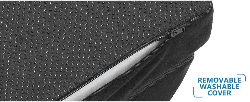 ComfiLife Foot Rest for Under Desk at Work – Adjustable Desk FootRest for Office Chair, Gaming Accessories – Ergonomic Teardrop Design for Back, Hip & Leg Pain Relief – 100% Memory Foam (Black)