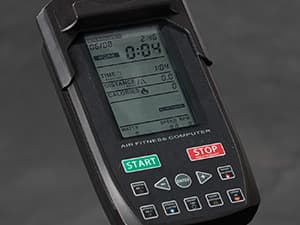 Titan Fitness Fan Bike, Indoor/Outdoor Cycling Exercise Bike with LCD Screen, Stationary Bike for Home Gym, Exercise and Cardio Workout Equipment, Black, 111 LB