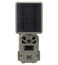 Moultrie Edge Solar Cellular Trail Camera - Integrated Solar Panel with Battery - 40MP - 1080p Video - Night Vision - Multi-Carrier LTE Auto-Connect - Built-in Memory - 0.4s Trigger Speed