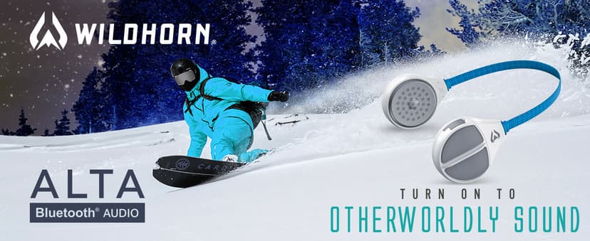 Wildhorn Alta Wireless Bluetooth, Drop-in Headphones - HD Speakers Compatible Any Audio Ready Ski/Snowboard Helmet Headphones. Glove Friendly Controls, Microphone for Hands-Free Calls