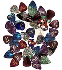 Fender Premium Picks Sampler - 12 Pack Includes Thin, Medium & Heavy Gauges (Austin Bazaar Exclusive) B07ZRYKNGS
