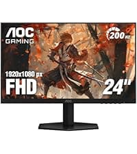 AOC 25G51Z 25-inch Gaming Monitor FHD 1920x1080, 240Hz Refresh Rate, 0.5ms MPRT, IPS Panel, HDR, 3-Sided Frameless, HDMI 2.0 x1, Display Port x1, 3-Year Zero-Bright-Dot
