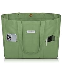 HOMESPON Insulated Lunch Bag for Women Men Adults Lunch Tote with Front Pocket Lunch Box Container Cooler Bag for Work Picnic (Black)