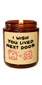 Lavender Scented Mom's Funny Christmas Candle