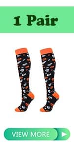 Running Athletic Nurses Work Support Travel Flight Sports Junely 3 Pairs Compression Socks for Women Knee High Stockings B09R7RT9X9