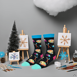 GOLIN Women Funny Crew Socks, Novelty Casual Socks Holiday Gifts Giving B0D1MQ2K3M