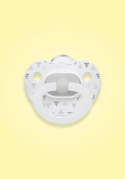 NUK Timeless Comfy Pacifier | 100% Silicone, One-Piece Design | BPA-Free, Gentle on Baby’s Skin | 5-Pack, for 0-6M