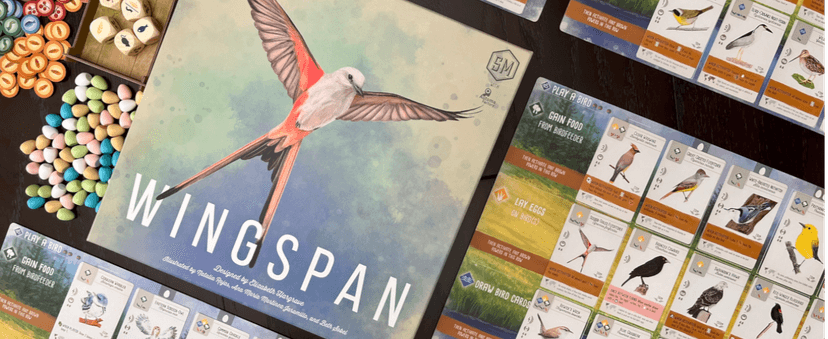 Stonemaier Games: Wingspan (Base Game) by Elizabeth Hargrave | A Relaxing, Award-Winning Strategy Board Game About Collecting Birds for Adults and Family | 1-5 Players, 70 Mins