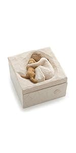 Willow Tree Angel of Friendship, for Those who Share The Spirit of Friendship, Angel Carrying Dog as Reminder of Loyal Pets and Friends, Present and Past, Sculpted Hand-Painted Figure