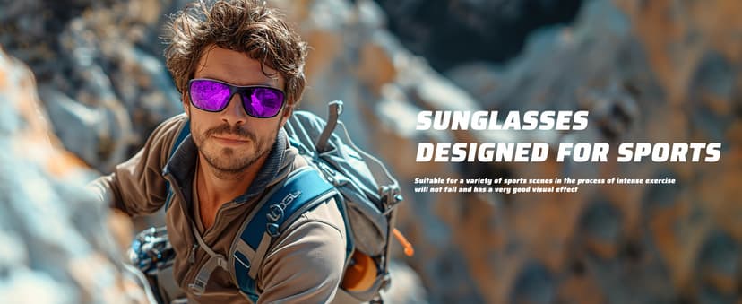 STORYCOAST Polarized Sports Sunglasses for Men Women Unbreakable Frame Cycling Fishing Driving