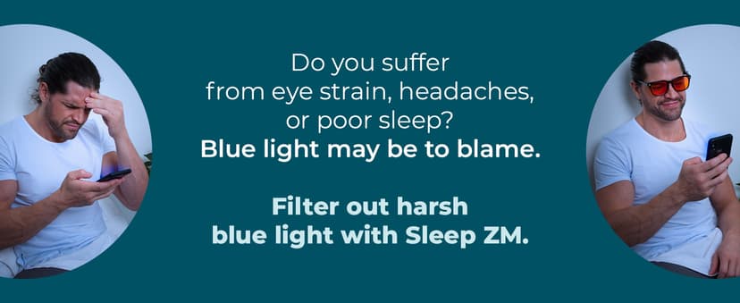 Blue Light Blocking Glasses for Women + Men - Better Sleep + Anti Eye Strain Protection - Computer Screens & Gaming - Metal Clip On - 99% Night-time Amber Lens