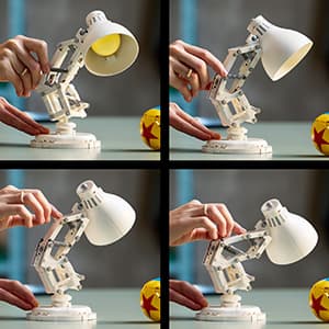 LEGO Ideas Disney Pixar Luxo Jr. - Building Set for Adults, Men & Women, Ages 18+ - Office and Desk Decor - Gifts for Christmas - 21357