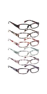 Henotin 3-Pack Blue Light Blocking Reading Glasses,Spring Hinge Computer Readers for Men Women,Anti UV Ray Filter Eyeglasses (3 Mixed Color, 2.75)