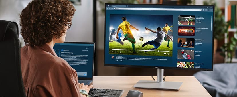 Dell 27 Plus QHD Monitor - S2725DSM - 27-inch QHD (2560x1440) 144Hz 1ms Display, 2 x 3W Speakers, HDMI/DisplayPort 1.4 Connectivity, Height/Tilt/Pivot/Swivel Adjustability, AMD FreeSync - Ash White