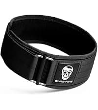 Gymreapers Quick Locking Weight Lifting Belt for Men Gym Belt for Powerlifting Deadlift Belt with 4 Inch Neoprene Metal Buckle Back Support Weightlifting Belt Women