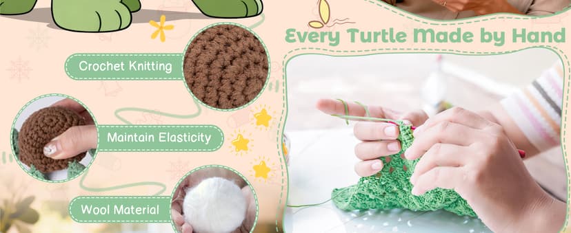 Christmas Birthday Gifts for Mom from Daughter Son, Mini Turtle Gifts for New Bonus Step Mom Mama Mother in Law, I Love You Cute Stuff Things Stocking Stuffers for Moms, Handmade Crochet Turtle Decor B0DF7K23VG