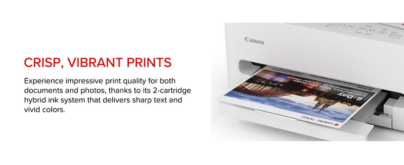Canon PIXMA TS4320 Wireless Color Inkjet Printer for Duplex Printing, White – Cost Efficient Home Printer with Copier/Scanner, Compact Design, Easy Setup, 1 Year Limited Warranty