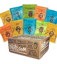 Nuts.com – Organic Dried Fruit and Nuts Variety Box – Gourmet Assortment for Fall, Thanksgiving and Festive Gifts – Includes Organic Cashews, Almonds, Walnuts, Raisins, and Trail Mix