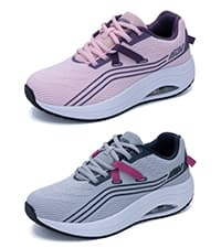 AOV Women Arch Support Walking Shoes Orthotic Sneakers for Plantar Fasciitis Foot and Heel Pain Relief Tennis Shoes