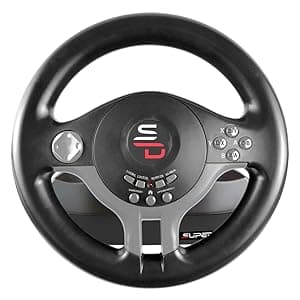 SUBSONIC Superdrive - SV250 Steering wheel with pedals and gearshift paddles racing wheel for nintendo Switch 2 - Switch - Ps4 - xbox Seie X/S, Xbox One - PC