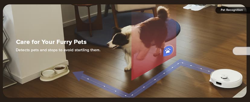 roborock Qrevo Curv Robot Vacuum and Mop, Zero-Tangling, AdaptiLift Chassis, FlexiArm Technology, Al Obstacle Recognition, 17mm Mop Lift, 18,500Pa Suction, Hot Water Mop Washing & Dock Self Cleaning