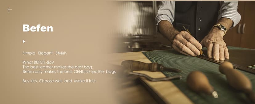 befen Genuine Leather Small Crossbody Purses for Women Travel Cross Body Bags Lightweight with Adjustable Shoulder Strap