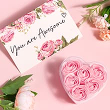 Birthday Gifts for Women Self Care Gifts Get Well Soon Gifts, Rose Relaxing Spa Gifts Basket Care Package w/ Luxury Flannel Blanket 40 oz Tumbler, Mothers Day Gifts for Mom Her Wife Girlfriend Sister