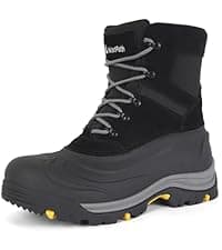 Nextpath Men's Snow Boots Winter Boots For Men Waterproof Insulated Winter Work Boots For Men 8 Inch Snow Hiking Boots