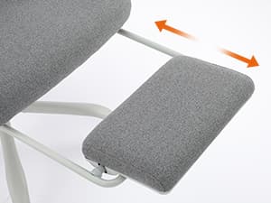 Sweetcrispy Office Computer Desk Chair with Footrest,Ergonomic High-Back Mesh Rolling Work Swivel Chairs with Wheels,Comfortable Lumbar Support,Comfy Arms for Home,Bedroom,Study,Student,Light Grey