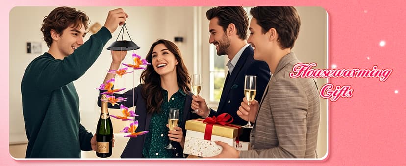 Unique Birthday Small Gifts for Mom Grandma Nana Wife Sister Auntie, Solar Lights Outdoor Decor for Garden Yard Patio Porch Winzwon Solar Wind Chimes, Christmas Gardening Butterfly Gifts for Women B0BTCP3YMM