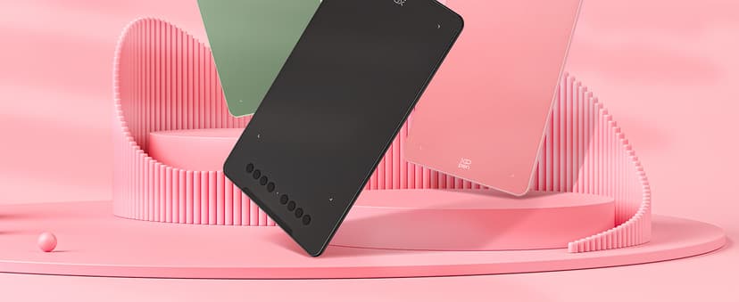 XPPen Updated Deco 01 V3 Drawing Tablet, 16384 Pressure Sensitivity, 8 Custom Shortcuts, 220 Report Rate for OSU Drawing Pad, Remote Teaching & Animation, Compatible with Android, Windows, macOS