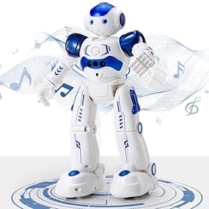 KingsDragon RC Robot Toys for Kids, Gesture & Sensing Programmable Remote Control Smart Robot for Age 3 4 5 6 7 8 Year Old Boys Girls Birthday Gift Present